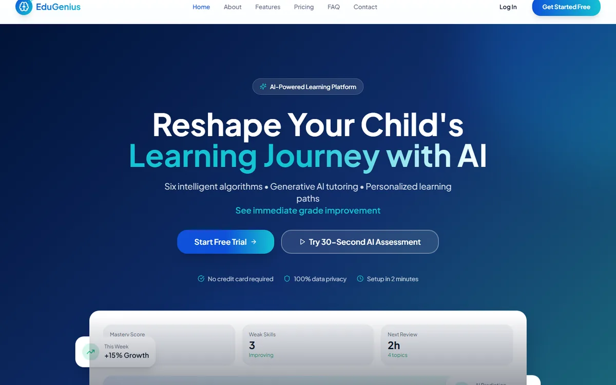 Visuel du projet AI Teachers dans la categorie Plateforme De Tutorat