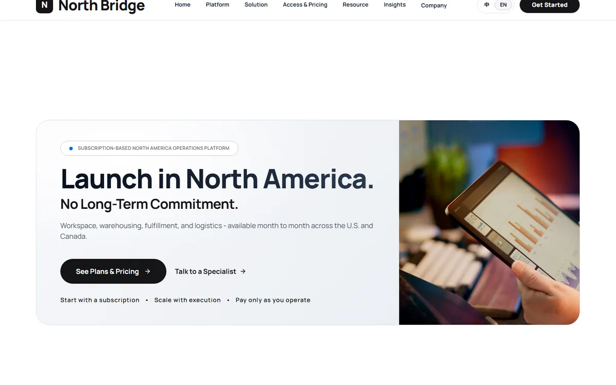 JikuTech project cover for North America Operations Platform